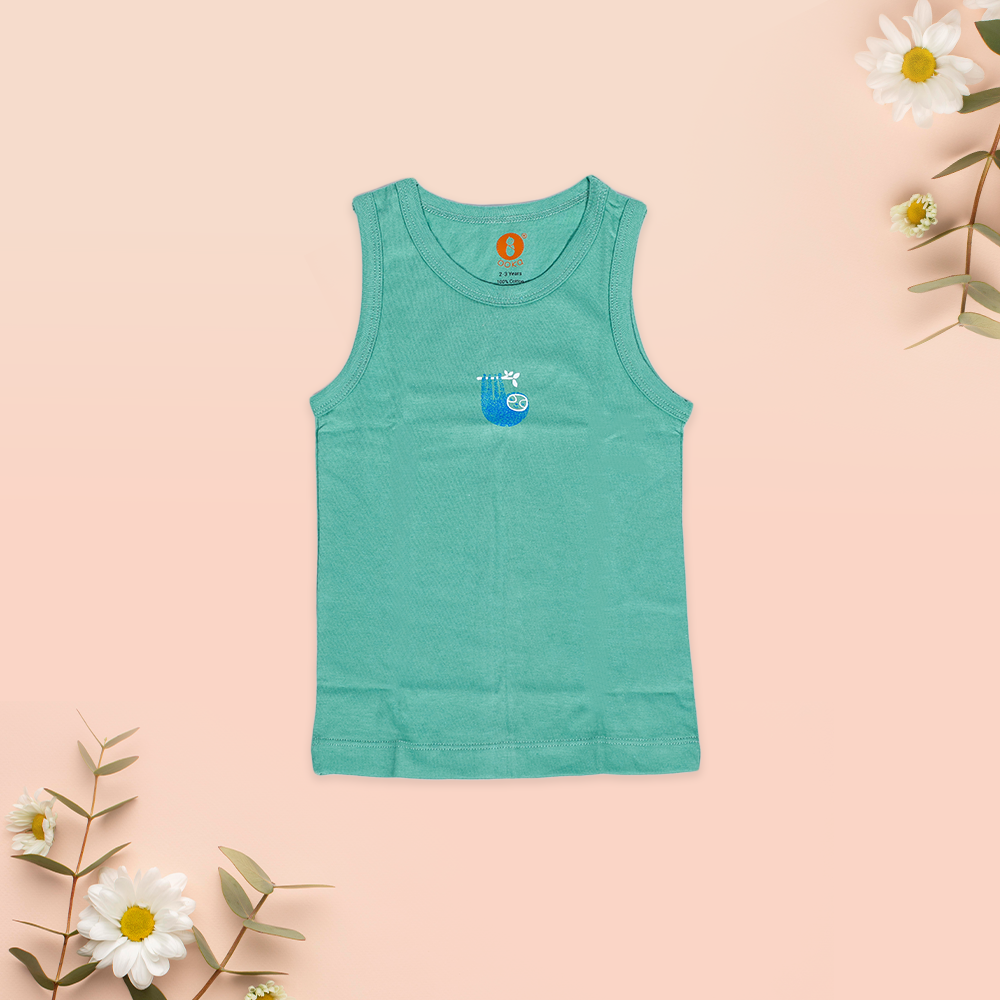 Sleeveless Kids Cotton Vest