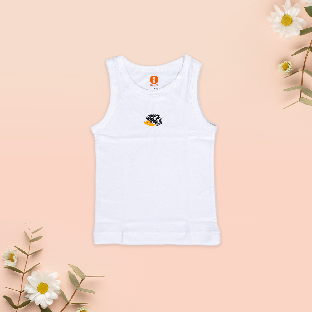 Sleeveless Kids Cotton Vest