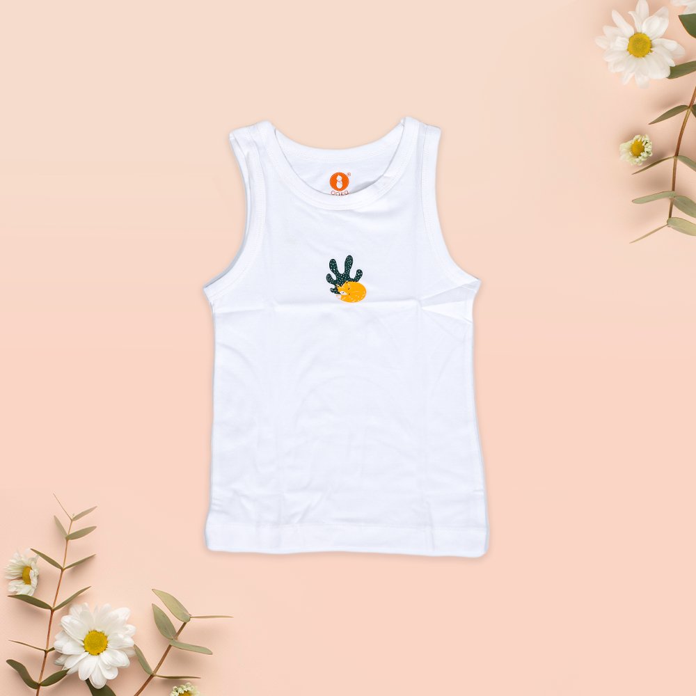 Sleeveless Kids Cotton Vest