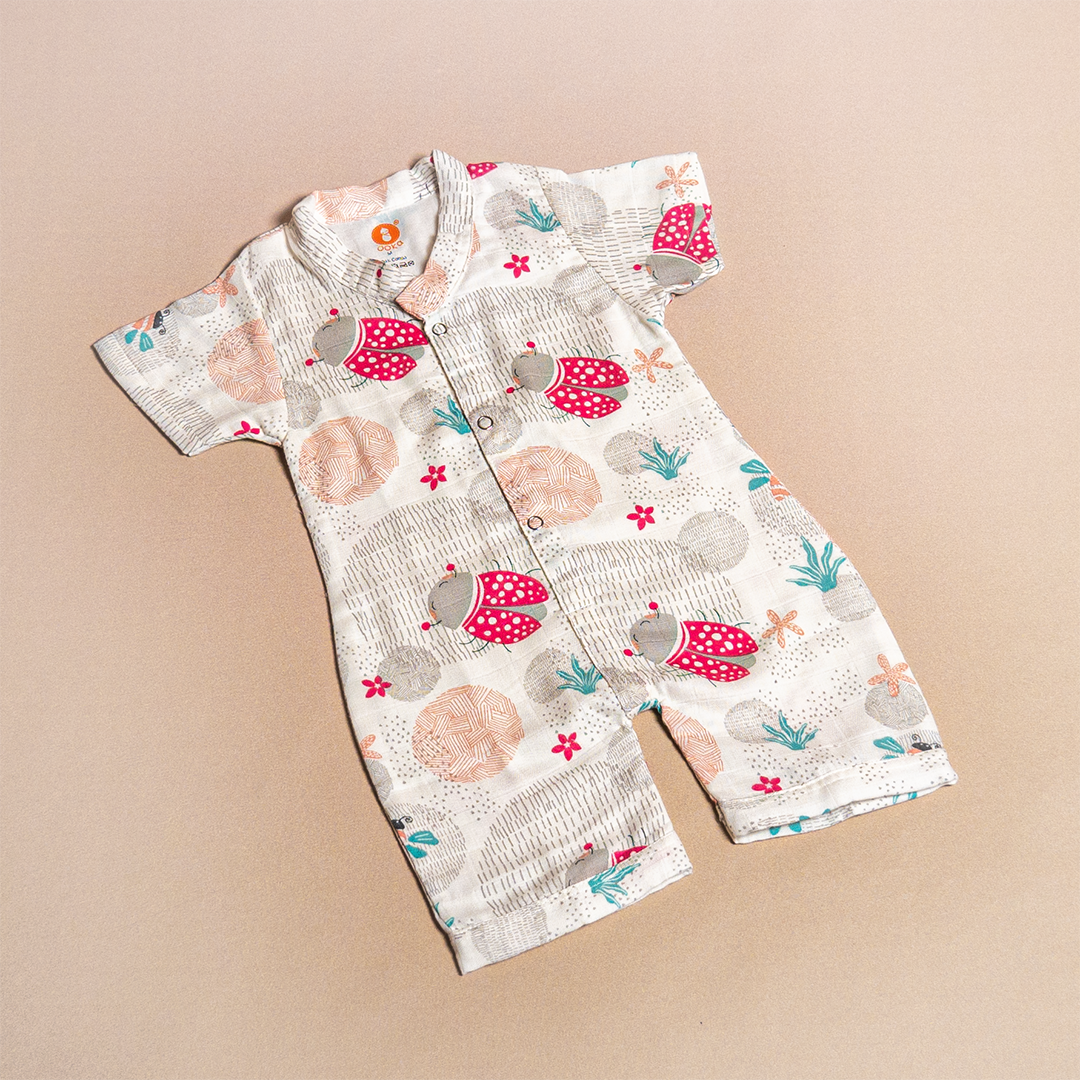 Cotton Muslin Baby Jumpsuit