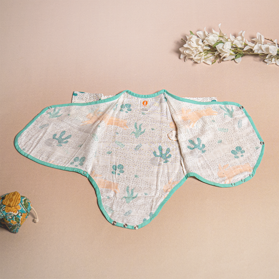 Cotton Muslin Baby Romper