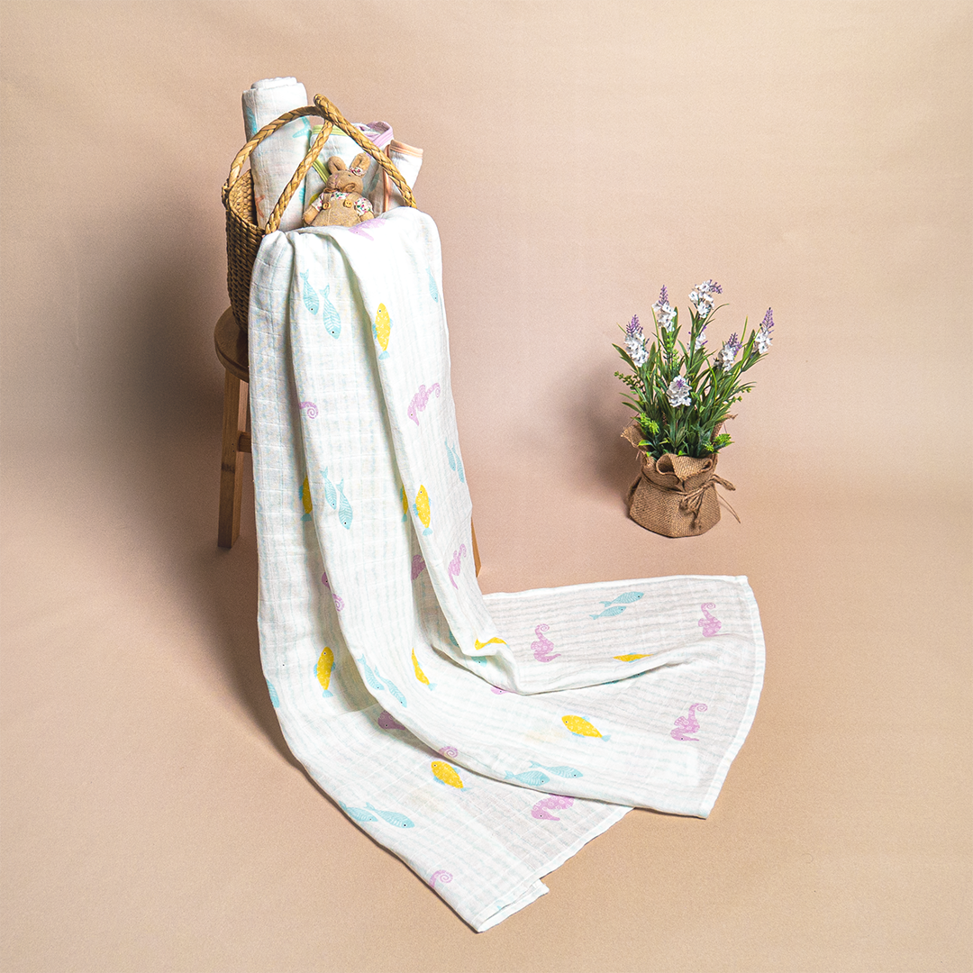 Cotton Muslin Swaddle