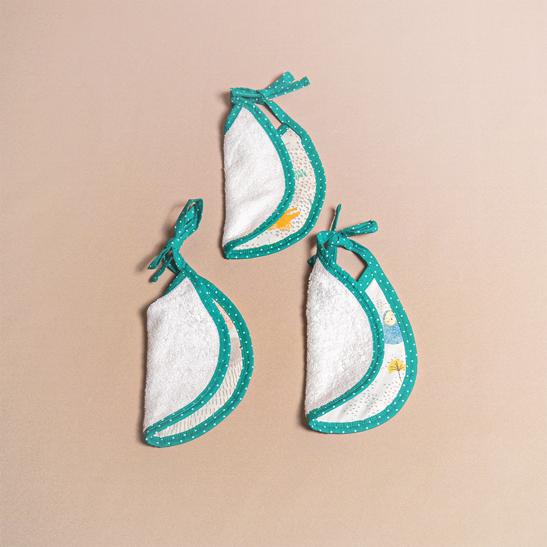 Cotton Muslin Terry Feeding Bib