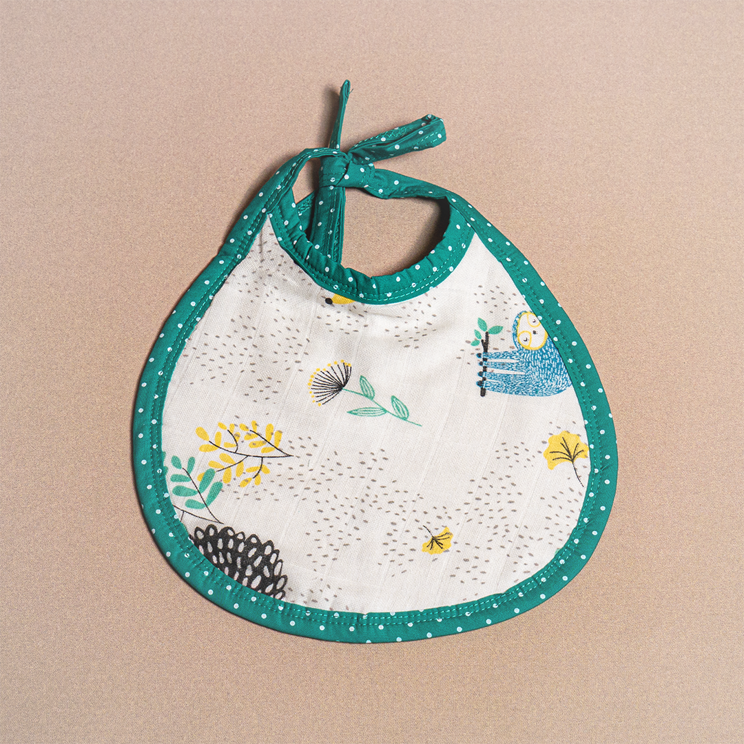 Cotton Muslin Terry Feeding Bib