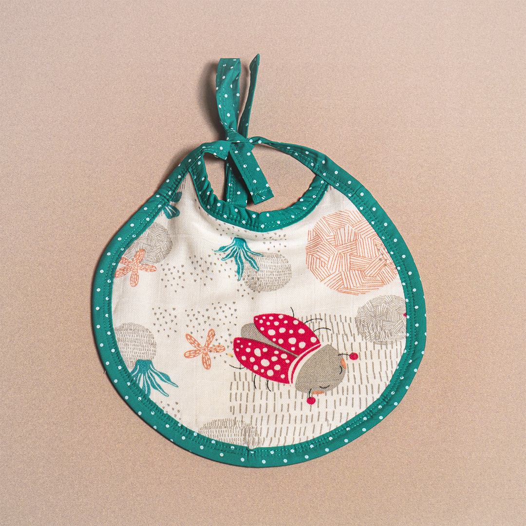 Cotton Muslin Terry Feeding Bib