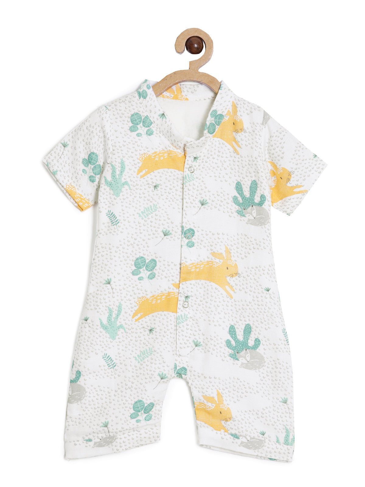 Cotton Muslin Baby Jumpsuit