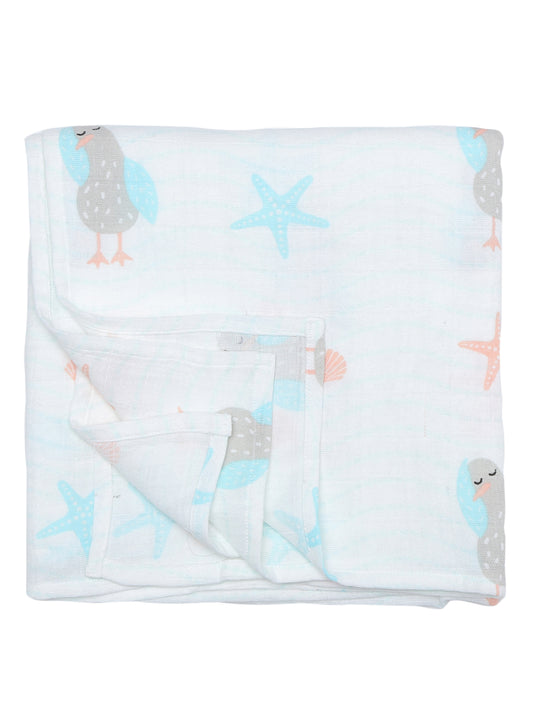 Cotton Muslin Swaddle (Single Pack) available in 3 prints