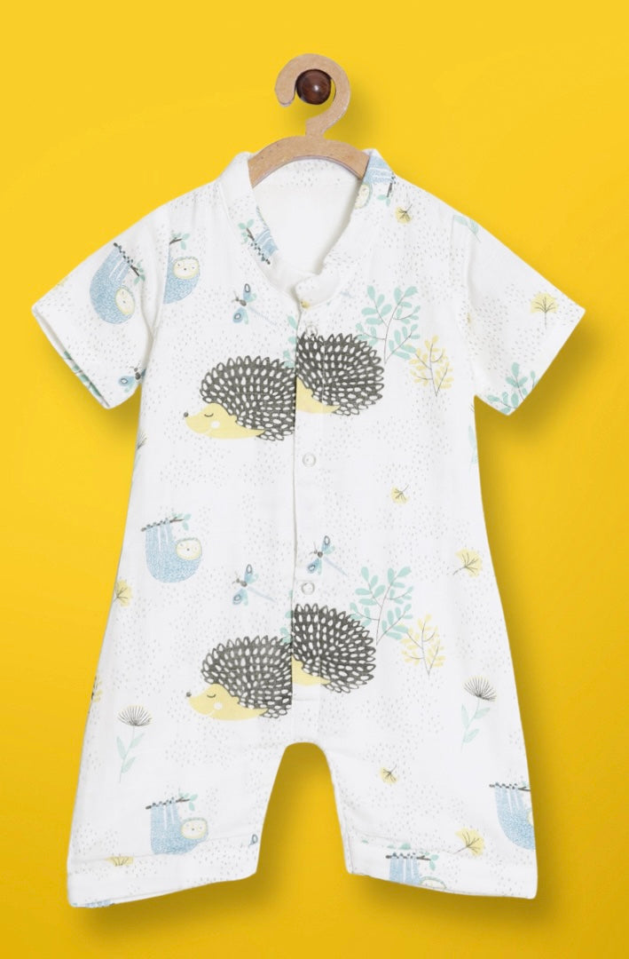 Cotton Muslin Baby Jumpsuit