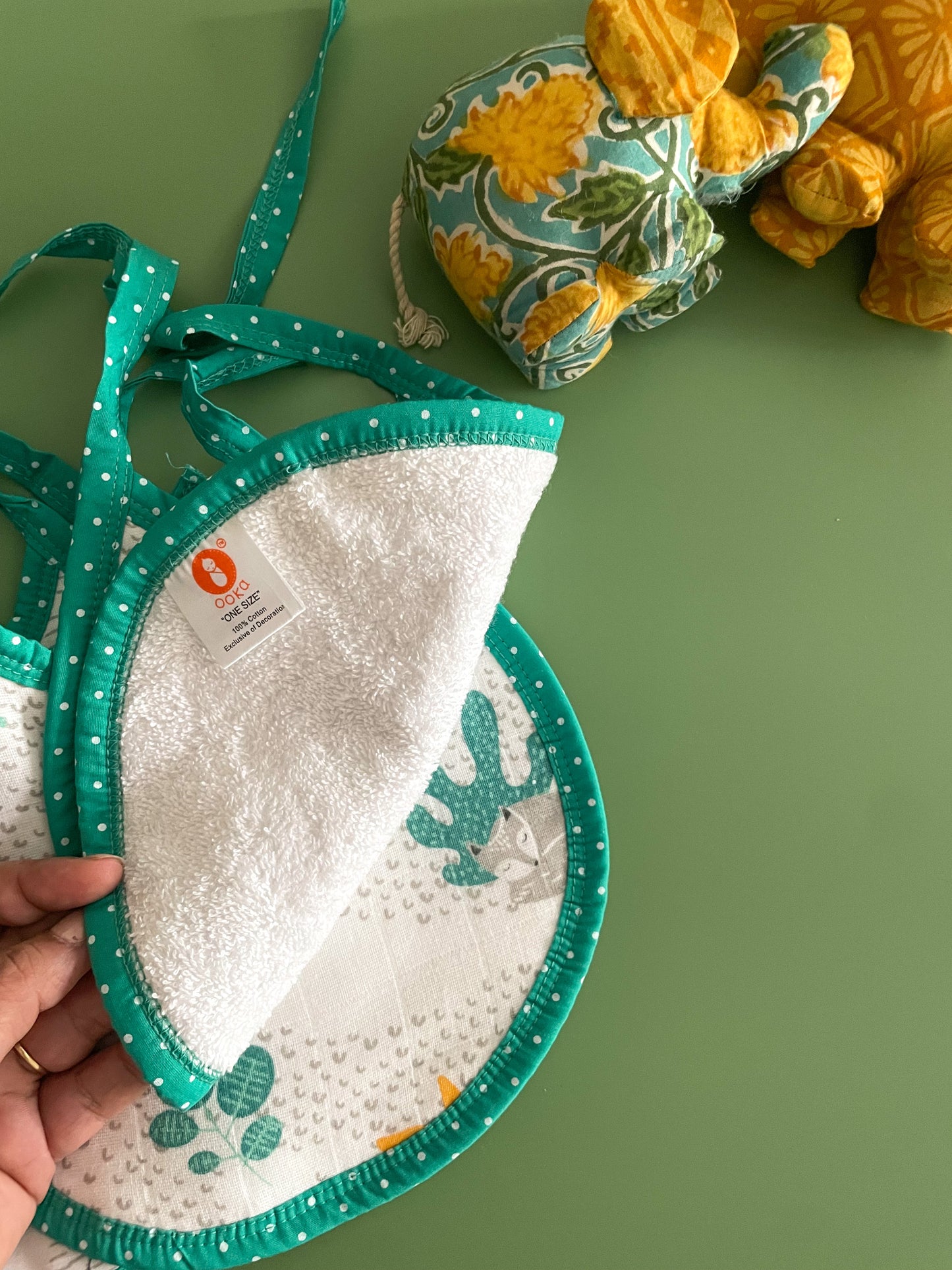 Cotton Muslin Terry Feeding Bib