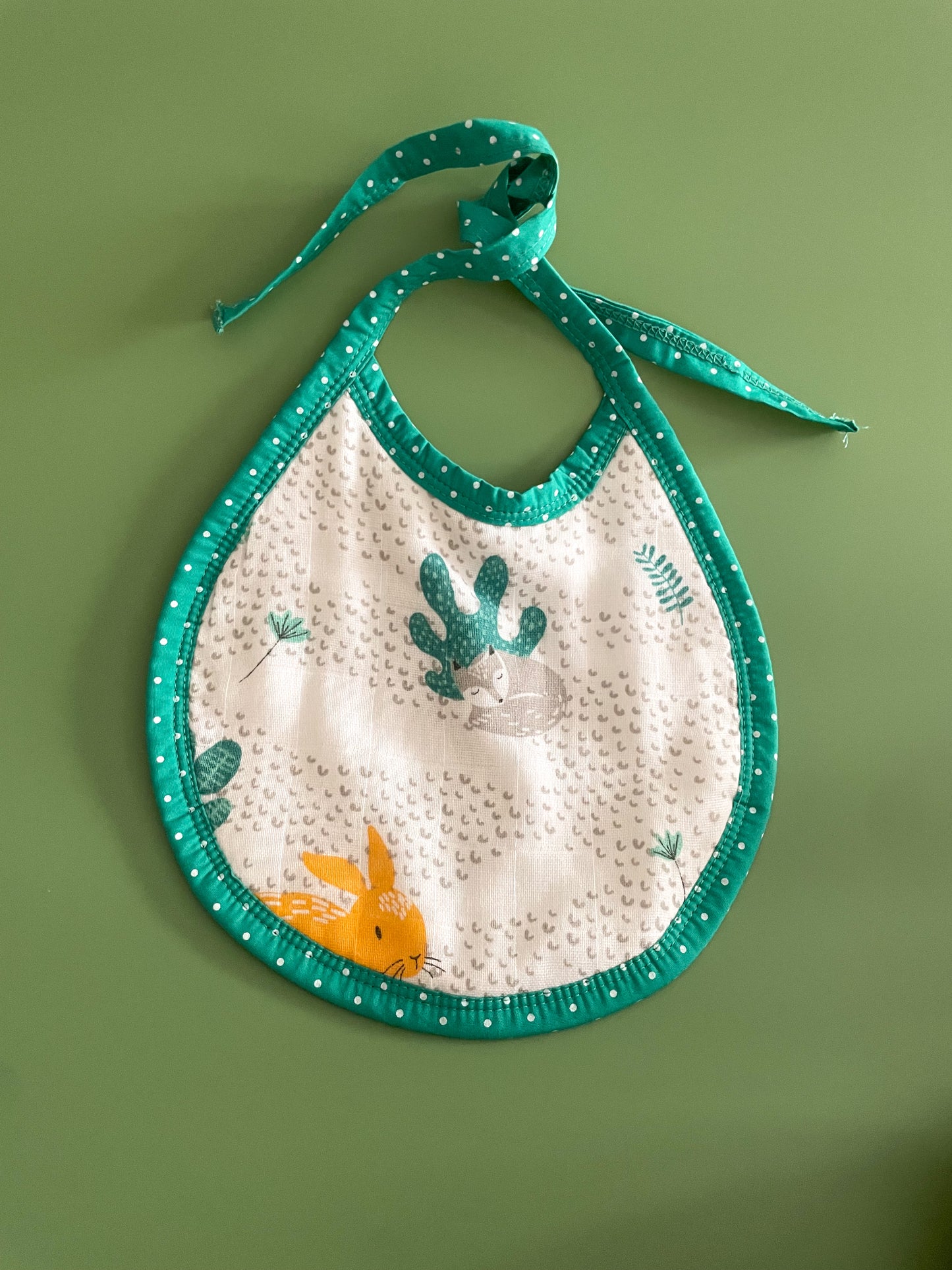 Cotton Muslin Terry Feeding Bib