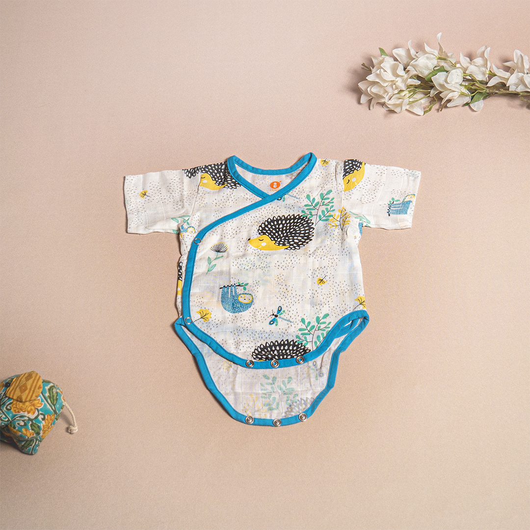 Cotton Muslin Baby Romper