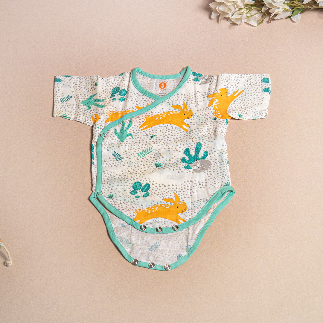 Cotton Muslin Baby Romper