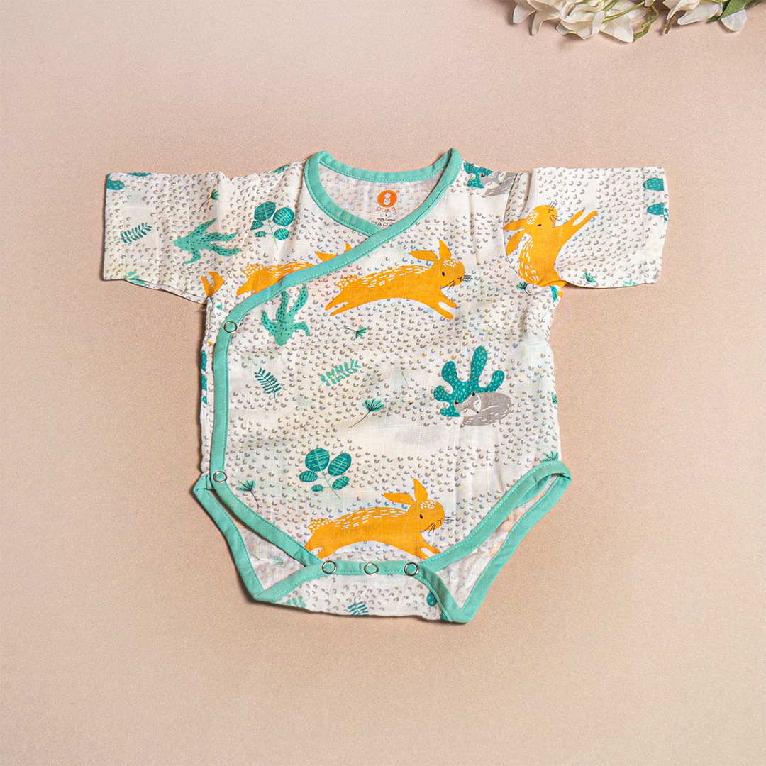 Cotton Muslin Baby Romper