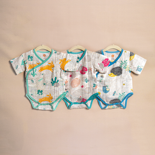 Cotton Muslin Baby Romper