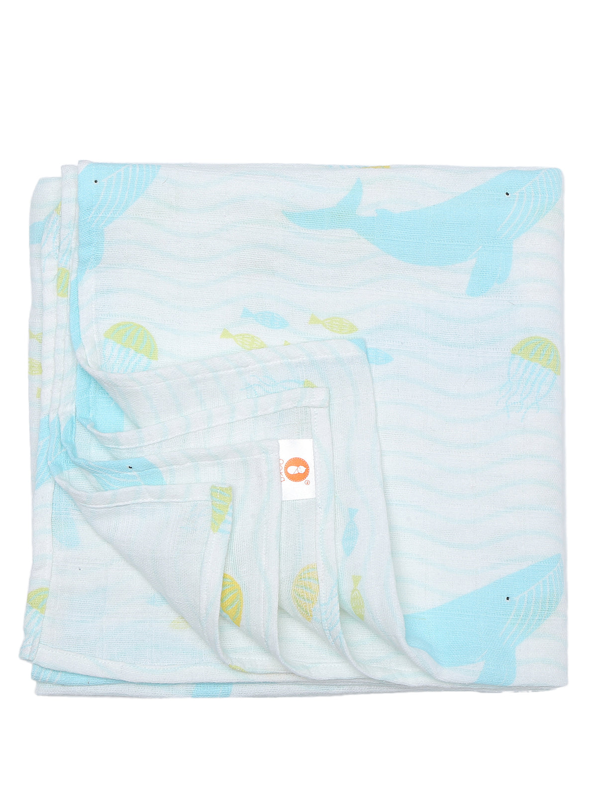 Cotton Muslin Swaddle (Single Pack) available in 3 prints