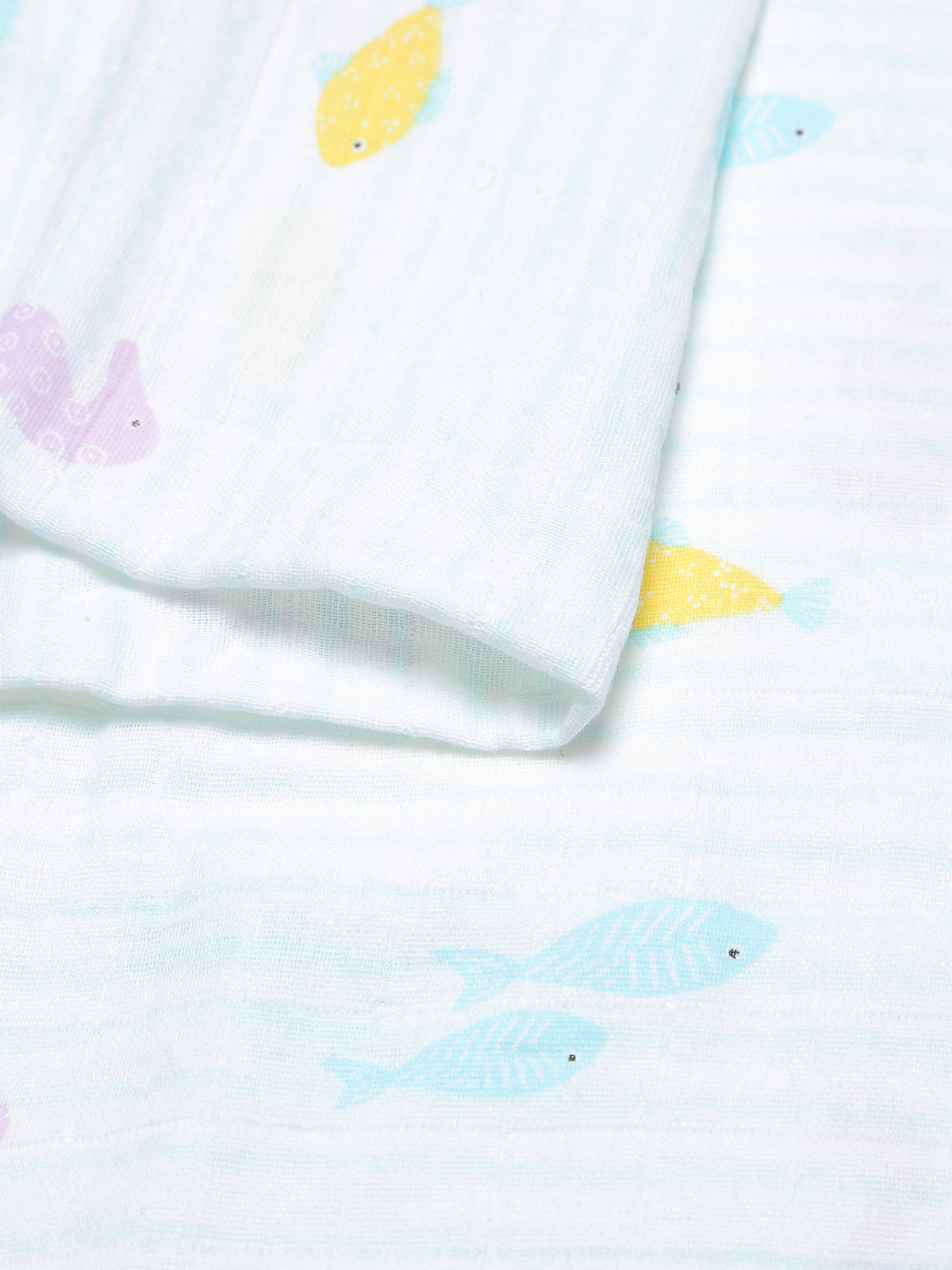 Cotton Muslin Swaddle (Single Pack) available in 3 prints