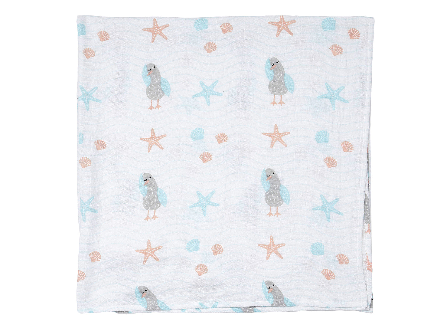 Cotton Muslin Swaddle (Single Pack) available in 3 prints
