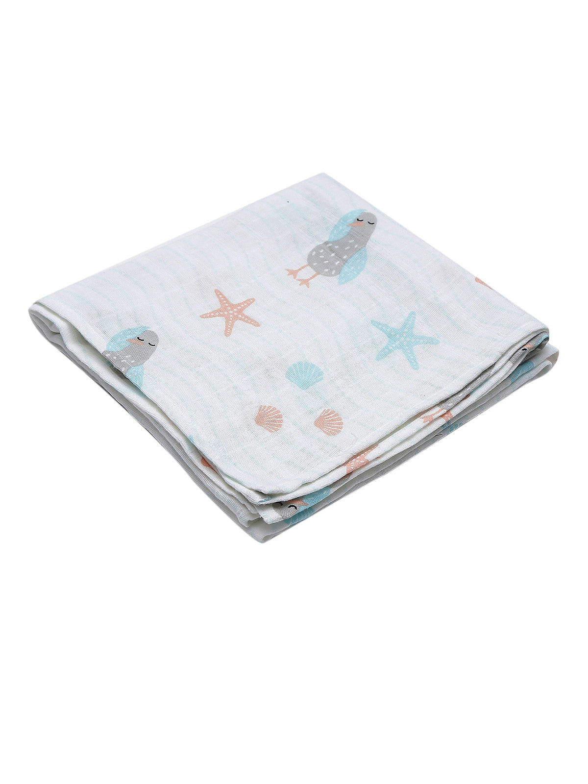 Cotton Muslin Swaddle (Single Pack) available in 3 prints